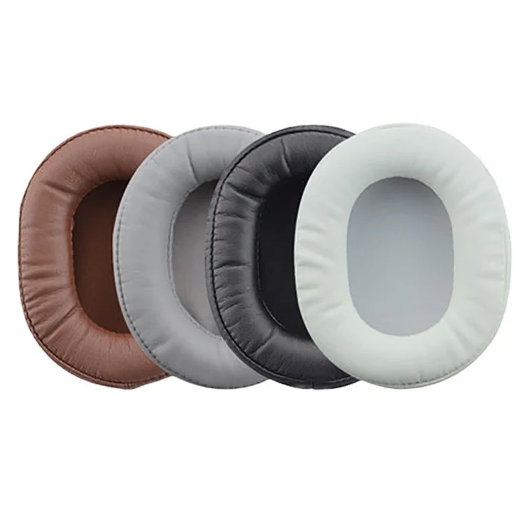 1 Pair Headphone Earpads for Audio Technica ATH-MSR7 / M50X / M20 / M40 / M40X, Protein Leather Earphone Cap Cushion Replacement 1 Pair Headphone Earpads for Audio Technica ATH-MSR7 / M50X / M20 / M40 / M40X, Protein Leather Earphone Cap Cushion Replacement
