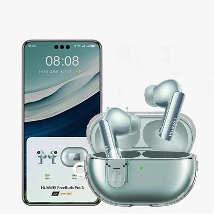 For Huawei FreeBuds Pro 3 Clear PC+TPU Case Bluetooth Headset Sleeve Cover For Huawei FreeBuds Pro 3 Clear PC+TPU Case Bluetooth Headset Sleeve Cover