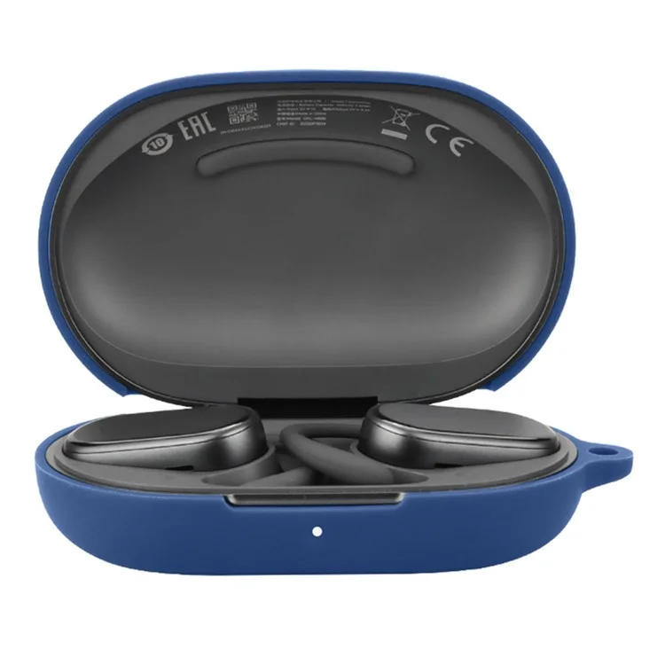 For Honor TiinLab Case Anti-Lost Shockproof Headset Silicone Cover with Buckle - Dark Blue For Honor TiinLab Case Anti-Lost Shockproof Headset Silicone Cover with Buckle - Dark Blue