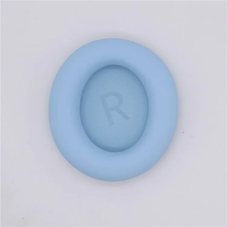 JZF-428 For Anker Soundcore Space One 1 Pair Headphone Earpads Protein Leather+Sponge Soft Earmuffs - Lake Blue