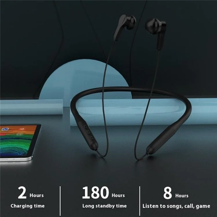 ML733 Sport Running Fitness Neckband Bluetooth Headset Magnetic Wireless Music Calling Earphone ML733 Sport Running Fitness Neckband Bluetooth Headset Magnetic Wireless Music Calling Earphone
