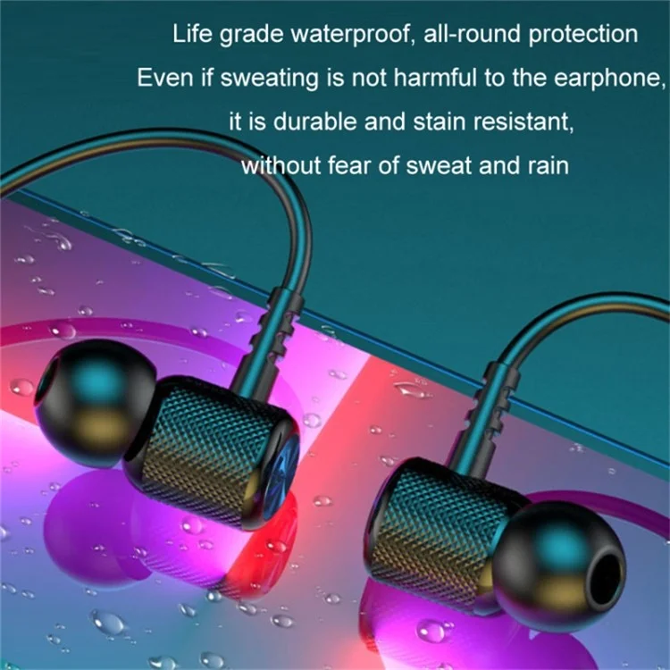 Wireless Neck Hanging Earphones Magnetic Sports Bluetooth Neckband Headphones - Black Wireless Neck Hanging Earphones Magnetic Sports Bluetooth Neckband Headphones - Black