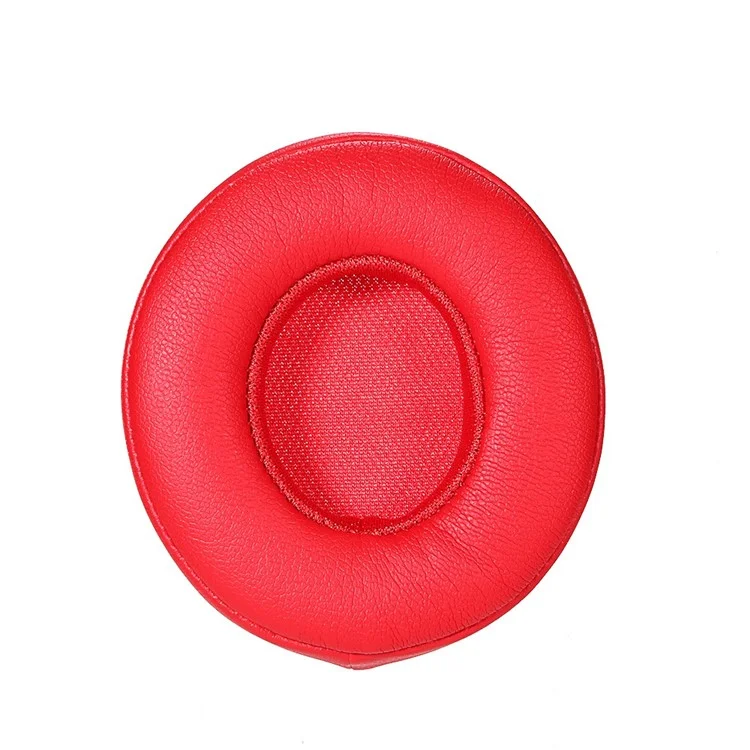 Replacement Protein Leather Memory Foam Around Ear Cups Cushion for Beats SOLO 2 / 3 Wireless On Ear Headphone - Red Replacement Protein Leather Memory Foam Around Ear Cups Cushion for Beats SOLO 2 / 3 Wireless On Ear Headphone - Red